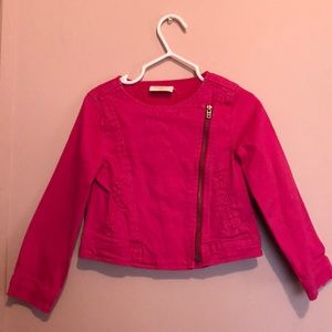 A pink girl jacket